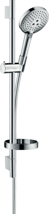 Hansgrohe Raindance Select S Shower Set 120 3jet Ecosmart 9 L/min With Shower Rail 650mm And Soap Dish - Chrome - 26632000