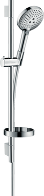 Hansgrohe Raindance Select S Shower Set 120 3jet Ecosmart 9 L/min With Shower Rail 650mm And Soap Dish - Chrome - 26632000