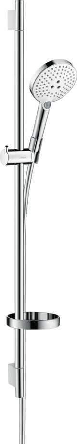 Hansgrohe Raindance Select S Shower Set 120 3Jet With Shower Rail 900mm And Soap Dish - White/Chrome - 26631400