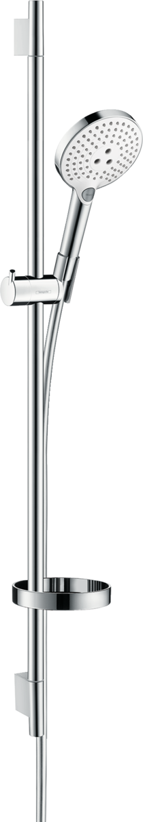 Hansgrohe Raindance Select S Shower Set 120 3Jet With Shower Rail 900mm And Soap Dish - White/Chrome - 26631400