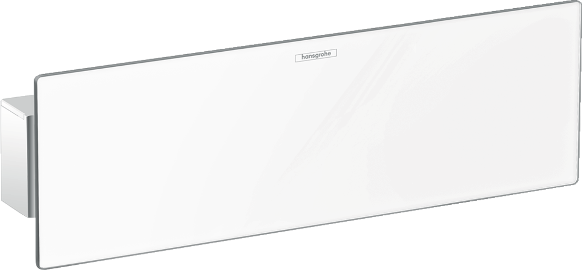 Hansgrohe Fixfit Wall Outlet Porter 300 With Shower Holder And Shelf - White/Chrome - 26456400