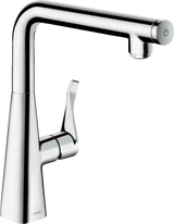 Hansgrohe Metris Select M71 Single Lever Kitchen Mixer 260 Single Spray Mode - Chrome - 14847000
