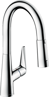 Hansgrohe Talis M51 Single Lever Kitchen Mixer 160 With Pull-out Spray And Sbox 2 Spray Modes - Chrome - 73850000
