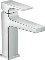 Hansgrohe Metropol Single Lever Basin Mixer 110 With Lever Handle and Push-open Waste - Chrome - 32507000