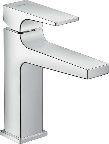 Hansgrohe Metropol Single Lever Basin Mixer 110 With Lever Handle and Push-open Waste - Chrome - 32507000