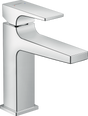 Hansgrohe Metropol Single Lever Basin Mixer 110 With Lever Handle and Push-open Waste - Chrome - 32507000