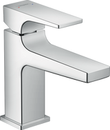 Hansgrohe Metropol Single Lever Basin Mixer 100 with Lever Handle For Cloakroom Basins with Push-open Waste - Chrome - 32500000