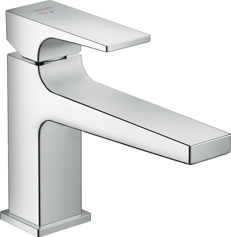 Hansgrohe Metropol Single Lever Basin Mixer 100 Coolstart With Lever Handle And Push-open Waste - Chrome - 32503000