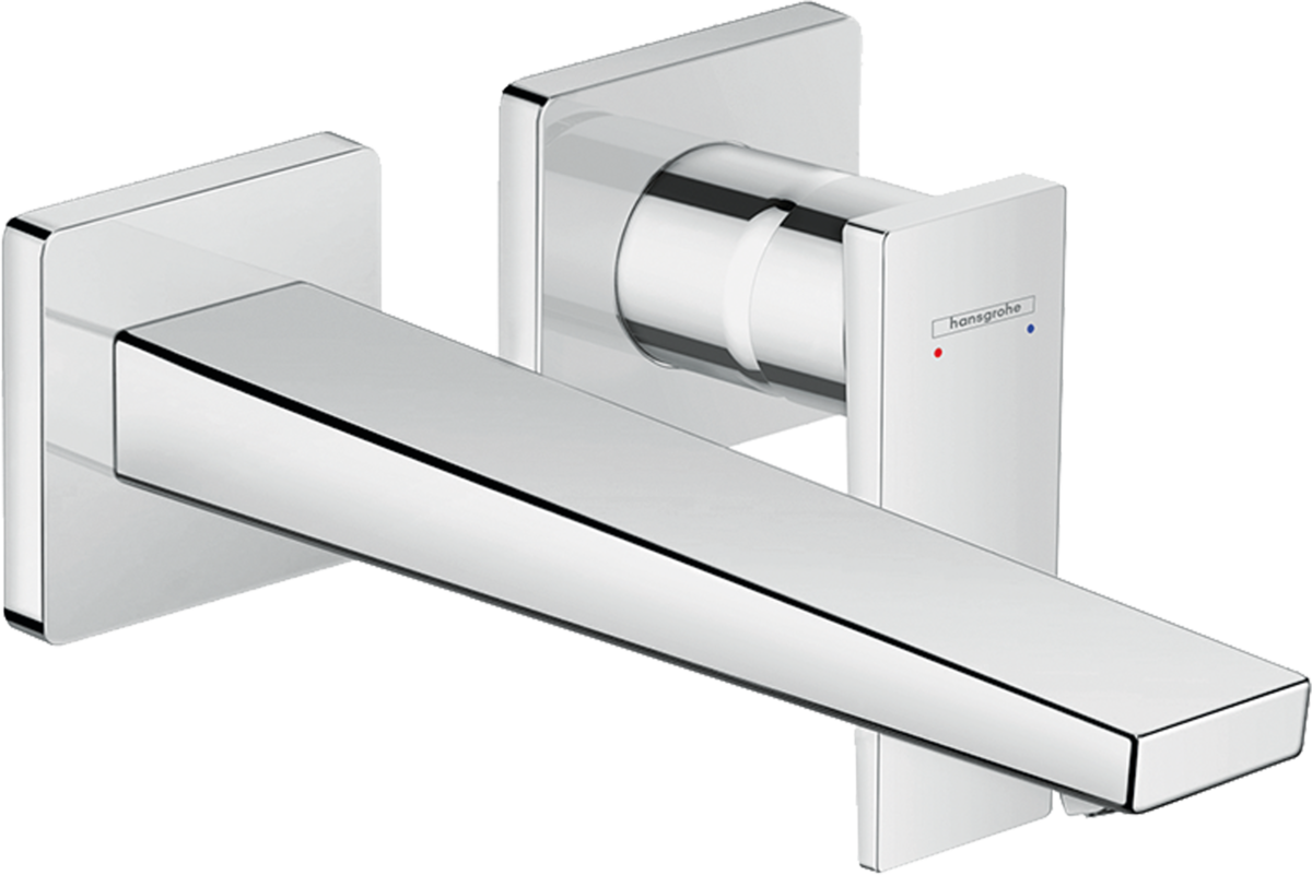 Hansgrohe Metropol Single Lever Basin Mixer with Lever Handle For Concealed Installation with Spout 225mm - Chrome - 32526000
