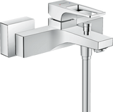 Hansgrohe Metropol Single Lever Manual Bath Mixer in chrome with loop handle for exposed installation
