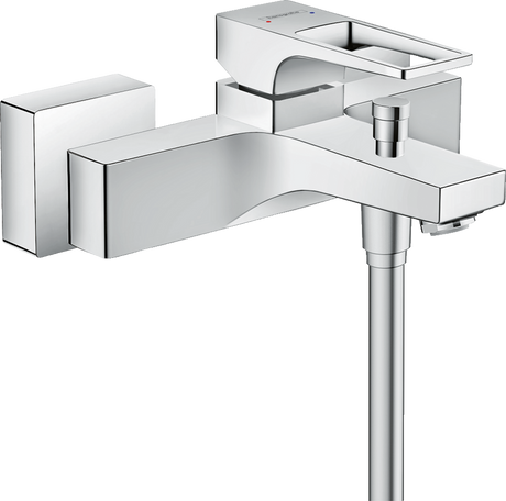 Hansgrohe Metropol Single Lever Manual Bath Mixer in chrome with loop handle for exposed installation