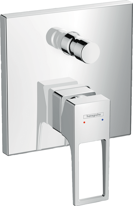 Hansgrohe Metropol chrome single lever manual bath mixer with concealed installation and loop handle