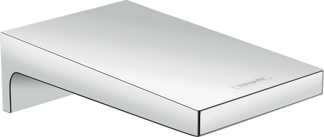 Hansgrohe Metropol Bath Spout 185mm chrome finish with sleek, rectangular design and wide water projection