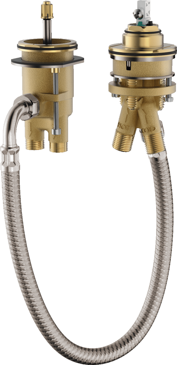 Hansgrohe Basic Set For 2 - hole Rim - mounted Bath Mixer - 13159180 - TAP 'N' SHOWER