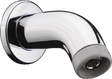 Hansgrohe Shower Arm 100mm chrome finish curved wall-mounted bathroom fixture