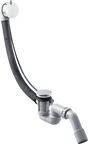 Hansgrohe Flexaplus S chrome bathtub waste and overflow set for standard tubs
