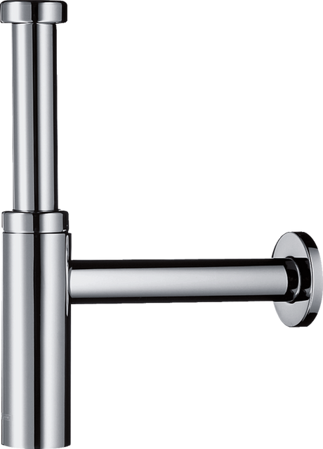 Hansgrohe Bottle Trap Flowstar S in chrome finish with adjustable height for modern plumbing systems
