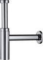 Hansgrohe Bottle Trap Flowstar S in chrome finish with adjustable height for modern plumbing systems