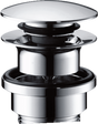 Hansgrohe Waste Set brass push-open basin and bidet mixer drain fitting in polished chrome