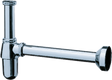 Hansgrohe Bottle Trap in chrome finish with easy installation and modern design for bathroom basins