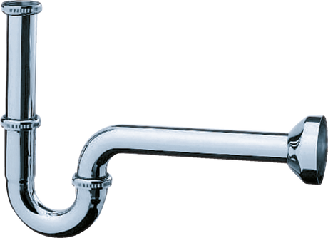 Hansgrohe P Trap chrome finish with easy installation and compact design for bathroom drainage