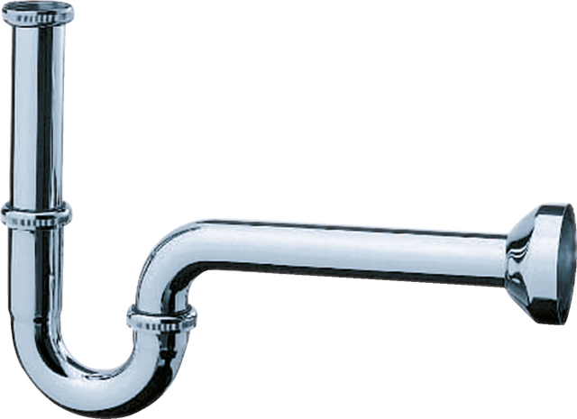 Hansgrohe P Trap chrome finish with easy installation and compact design for bathroom drainage
