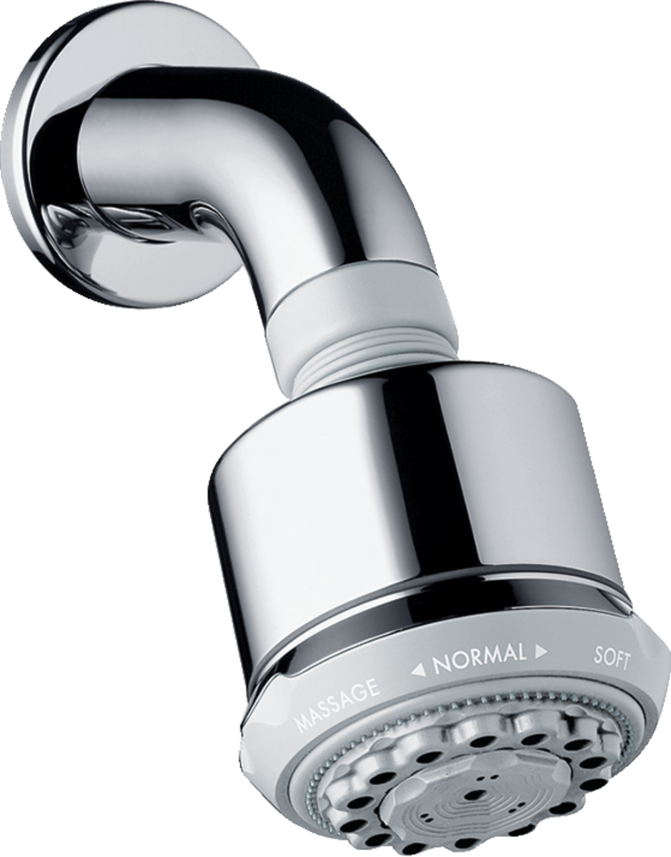 Hansgrohe Clubmaster Overhead Shower 3jet with Shower Arm - Chrome - 27475000