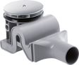Hansgrohe Raindrain Complete Set bathroom waste set with chrome finish and XXL size for efficient water drainage
