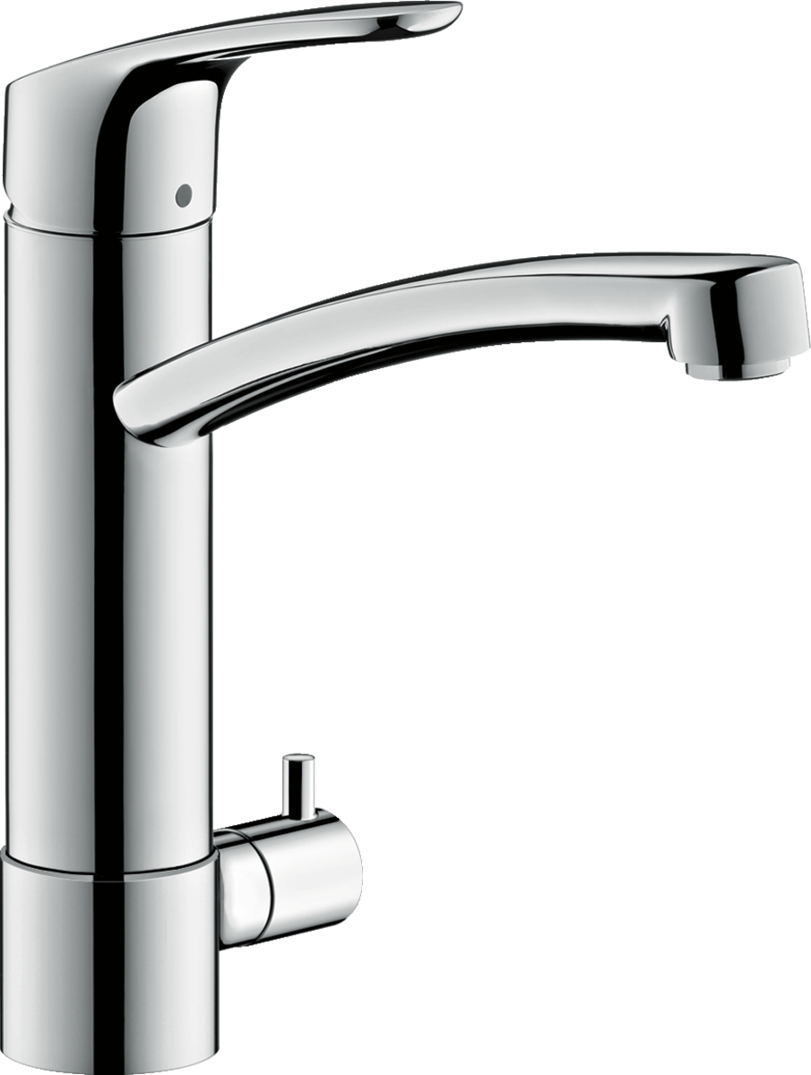 Hansgrohe Focus M41 Single Lever Kitchen Mixer 200 With Shut-off Valve For Additional Appliance Single Spray Mode - Chrome - 31803000