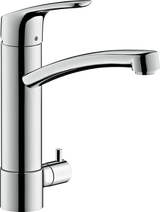 Hansgrohe Focus M41 Single Lever Kitchen Mixer 200 With Shut-off Valve For Additional Appliance Single Spray Mode - Chrome - 31803000