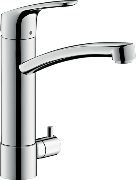 Hansgrohe Focus M41 Single Lever Kitchen Mixer 200 With Shut-off Valve For Additional Appliance Single Spray Mode - Chrome - 31803000