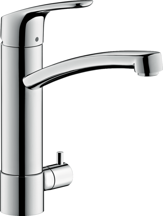 Hansgrohe Focus M41 Single Lever Kitchen Mixer 200 With Shut-off Valve For Additional Appliance Single Spray Mode - Chrome - 31803000