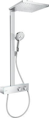 Hansgrohe Raindance E Showerpipe 300 1jet Ecosmart 9 L/min With Showertablet 350 - Chrome - 27362000