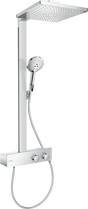Hansgrohe Raindance E Showerpipe 300 1jet Ecosmart 9 L/min With Showertablet 350 - Chrome - 27362000