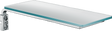 Hansgrohe Casetta Soap Dish E chrome-plated brass soap holder with sleek modern design for bathroom hose attachment