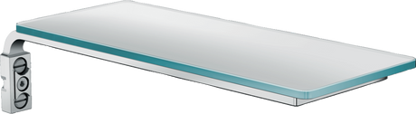 Hansgrohe Casetta Soap Dish E chrome-plated brass soap holder with sleek modern design for bathroom hose attachment