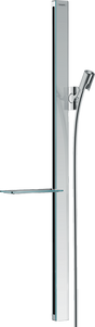Hansgrohe Unica Shower Rail E 900 mm With Isiflex Shower Hose 1600 mm - Chrome - 27640000