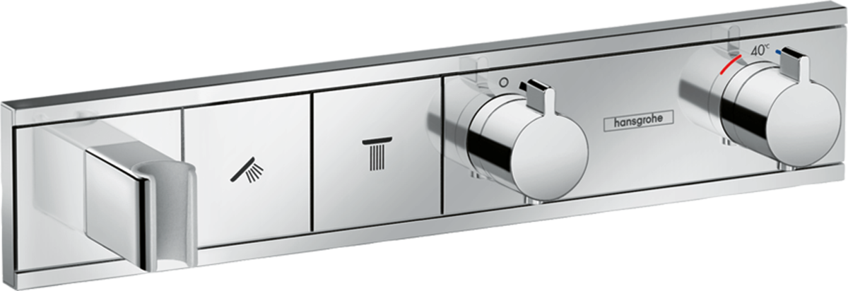 Hansgrohe Rainselect Thermostatic Mixer For Concealed Installation For 2 Outlets - Chrome - 15355000