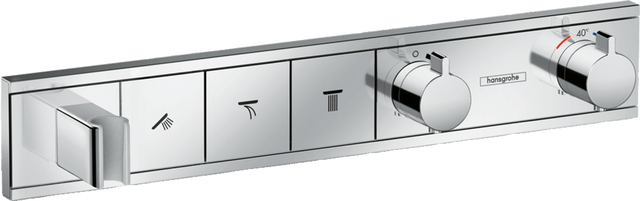 Hansgrohe Rainselect Thermostatic Mixer For Concealed Installation For 3 Outlets - Chrome - 15356000
