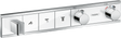 Hansgrohe Rainselect Thermostatic Mixer For Concealed Installation For 3 Outlets - White/Chrome - 15356400