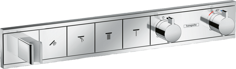 Hansgrohe Rainselect Thermostatic Mixer For Concealed Installation For 4 Outlets - Chrome - 15357000