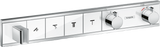 Hansgrohe Rainselect Thermostatic Mixer For Concealed Installation For 4 Outlets - White/Chrome - 15357400