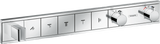 Hansgrohe Rainselect Thermostatic Mixer For Concealed Installation For 5 Outlets - Chrome - 15358000