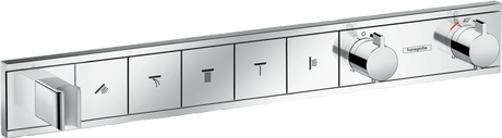 Hansgrohe Rainselect Thermostatic Mixer For Concealed Installation For 5 Outlets - Chrome - 15358000