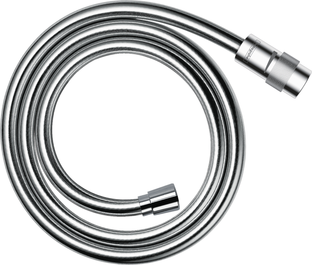 Hansgrohe Isiflex chrome shower hose 1250 mm with volume control and pivot connectors
