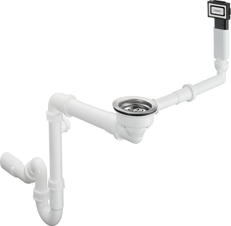 Hansgrohe D16-10 Manual Waste And Overflow Set For Single Bowl Granite