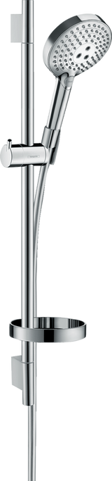 Hansgrohe Raindance Select S Shower Set 120 3jet Powderrain With Shower Bar 650 mm And Soap Dish - Chrome - 27654000