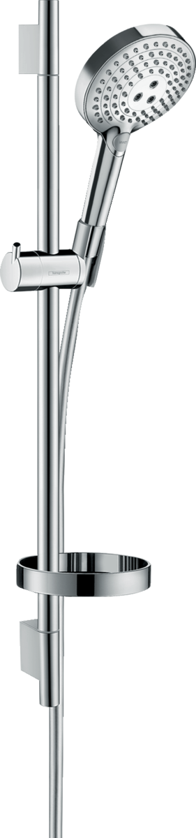 Hansgrohe Raindance Select S Shower Set 120 3jet Powderrain With Shower Bar 650 mm And Soap Dish - Chrome - 27654000