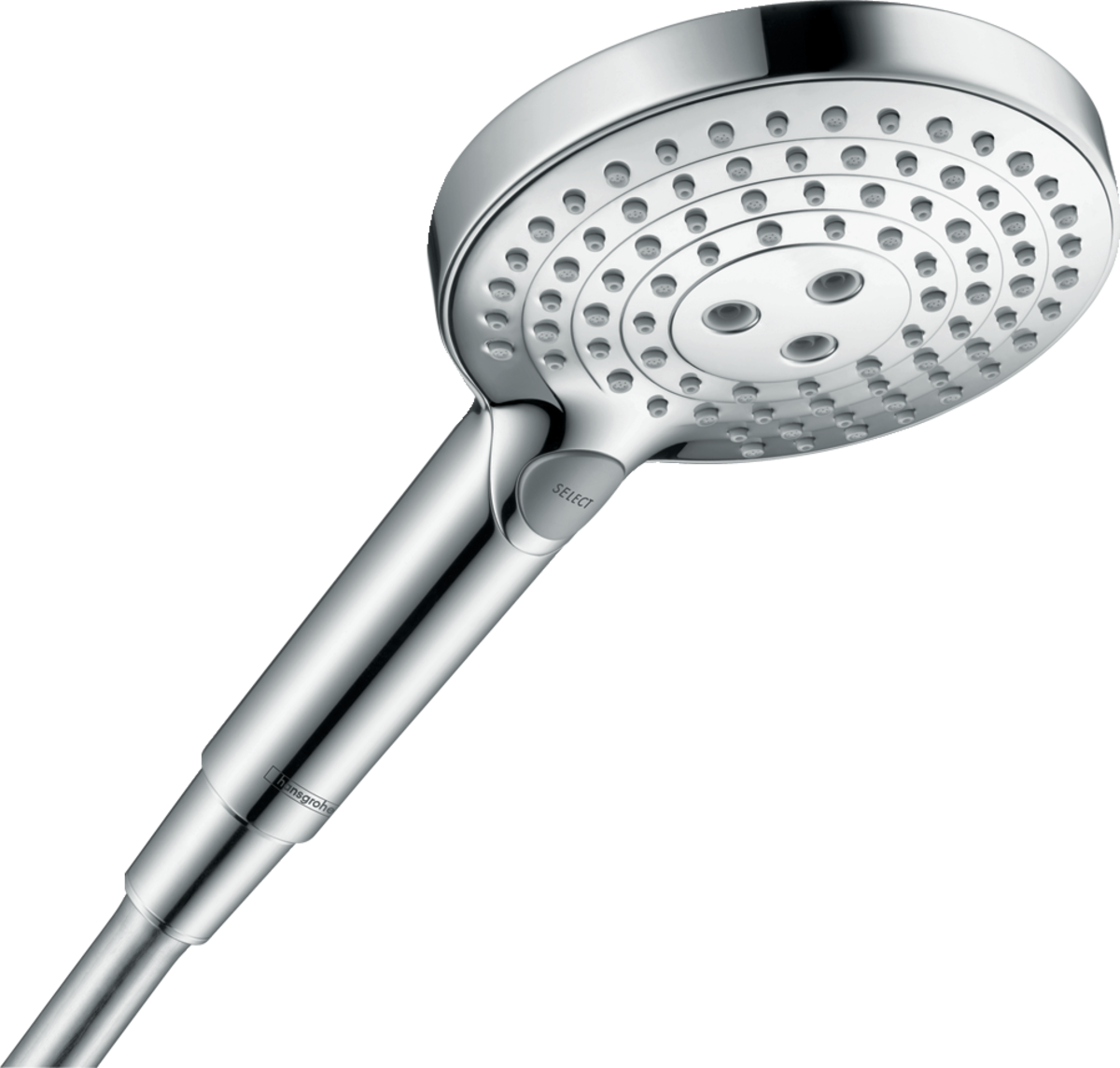 Hansgrohe Raindance Select S Hand Shower 120 3jet Powderrain Green - Chrome - 26516000