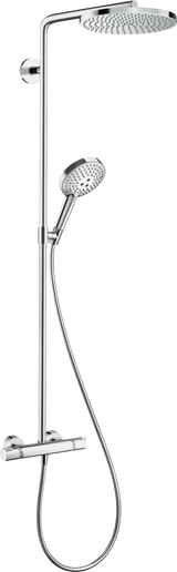 Hansgrohe Raindance Select S Showerpipe 240 1jet Powderrain With Thermostatic Shower Mixer - Chrome - 27633000